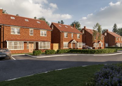 Approval of Residential development for five dwellings in the Green Belt in Ickleford